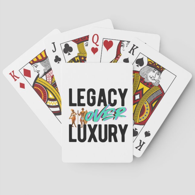 Legacy Over Luxury | Spielkarten (Rückseite)