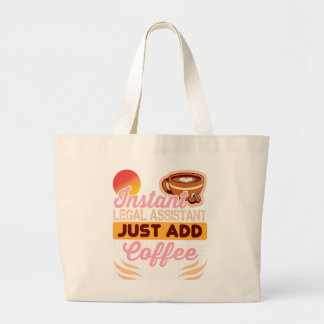 Legal Assistant Coffee Tote Bag Work Jumbo Stoffbeutel