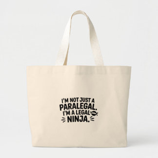 Legal Ninja Paralegal Jumbo Tote | Work Stoffbeutel