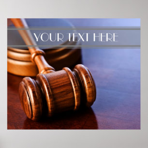 Legal und Gesetz Plakat machend