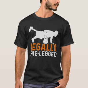 Legale, eine leere, humorvolle Amputierkampfstrate T-Shirt