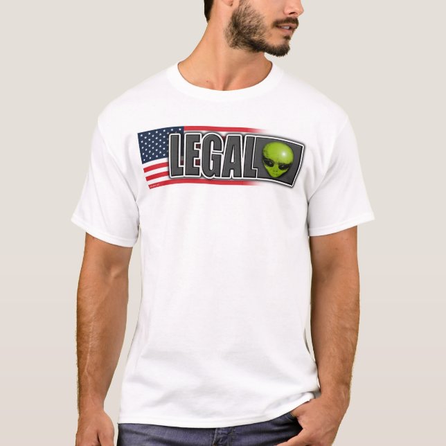 Legales alien T-Shirt (Vorderseite)
