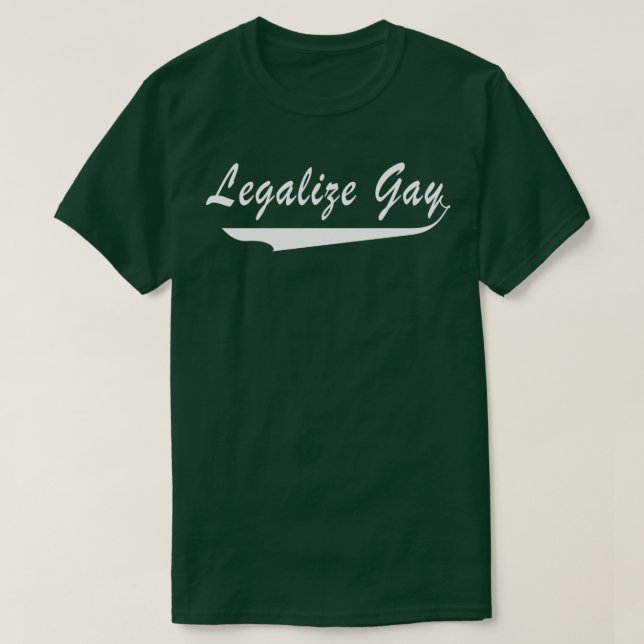 Legalisation Gay T-Shirt (Design vorne)