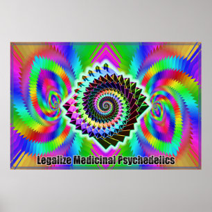 Legalisieren der Psychedelik Poster
