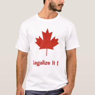 Legalisieren Sie es, Kanada, Ahornblatt T-Shirt