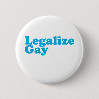Legalisieren Sie homosexuelles Babyblau Button