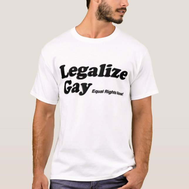 Legalisieren Sie Homosexuelles T-Shirt (Vorderseite)