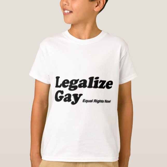 Legalisieren Sie Homosexuelles T-Shirt (Vorderseite)