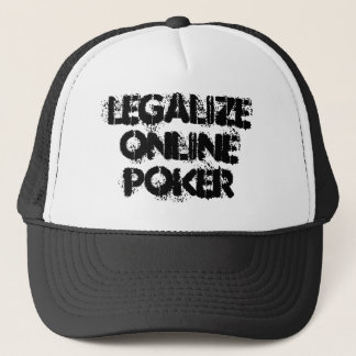 Legalisieren Sie on-line-Poker-Hut Truckerkappe