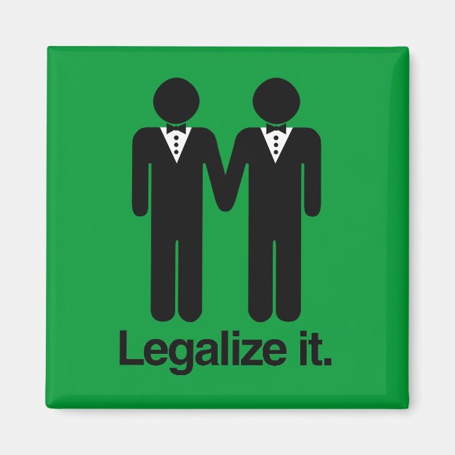 LEGALISIEREN VON GAY WEDDINGS MAGNET (Vorne)
