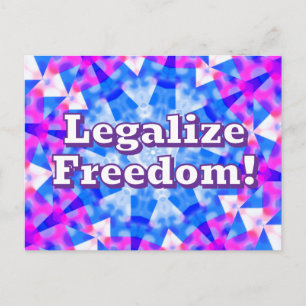 Legalize Freiheit! (Sie können die Worte ändern) Postkarte
