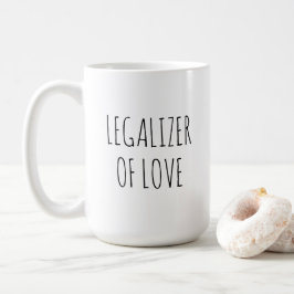 Legalizer Of Love Wedding Officiant Justice Peace Kaffeetasse