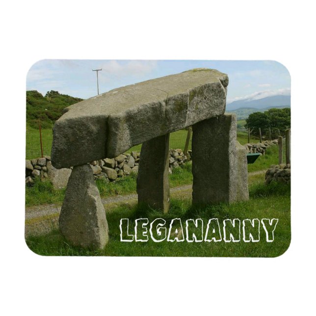 Legananny Dolmen, Megalith, Nordirland Magnet (Horizontal)