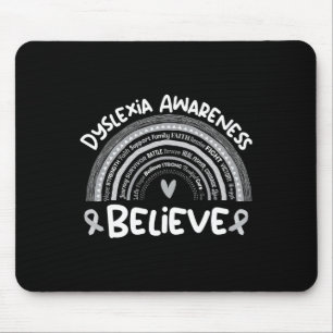 Legasthenie-Bewusstseinsmonat-Shirt Legasthenie Mousepad