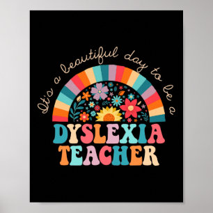Legasthenie-Lehrer Retro Legasthenie Sped Therapeu Poster