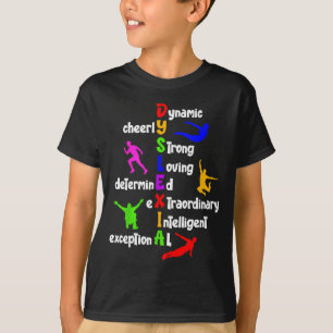 Legastheniker Legasthenie-Bewusstsein Bedeutung Un T-Shirt