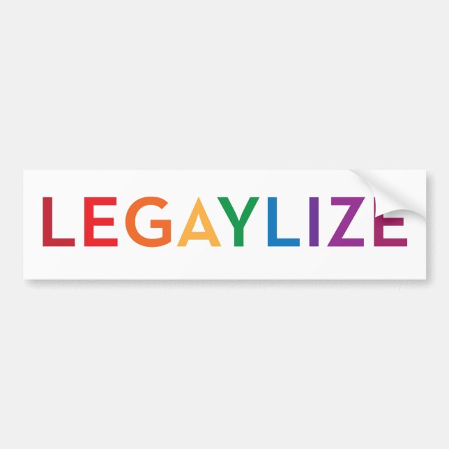 Legaylize (StützEhe-Gleichheit) Autoaufkleber (Vorne)