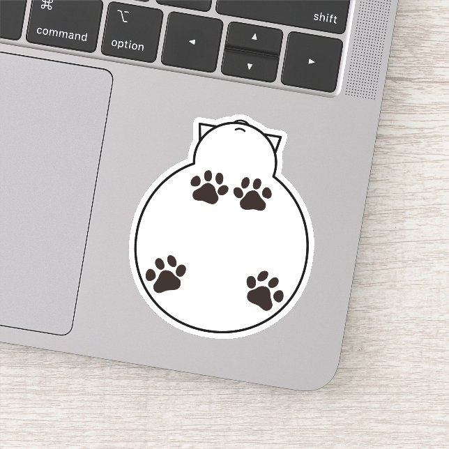 Lege mich nicht auf einen Glastisch Aufkleber (Detail)