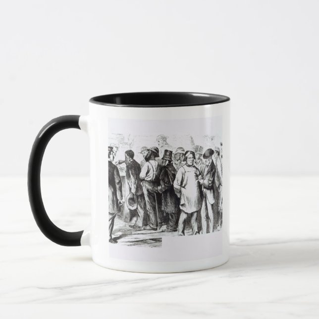 Legen Sie Baggers, späte 1860s mit Teppich aus Tasse (Links)