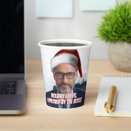 Legen Sie eine Weihnachtsmannmütze an | Funny Offi Pappbecher