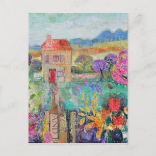 Legen Sie in das Land 2014 Postkarte