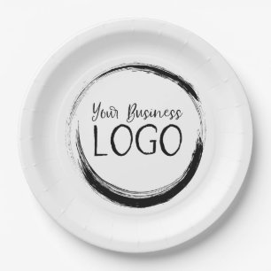 Legen Sie mein Logo auf Pappteller