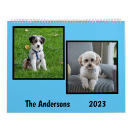 Legen Sie meine Hundbilder jeden Monat in den Kale Kalender