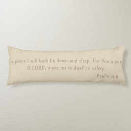 Legen Sie sich nieder und schlafen Sie das Kissen