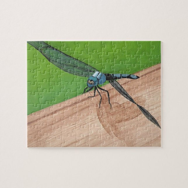 Legen Sie sie zusammen mit Blue Dragonfly auf ein  Puzzle (Horizontal)