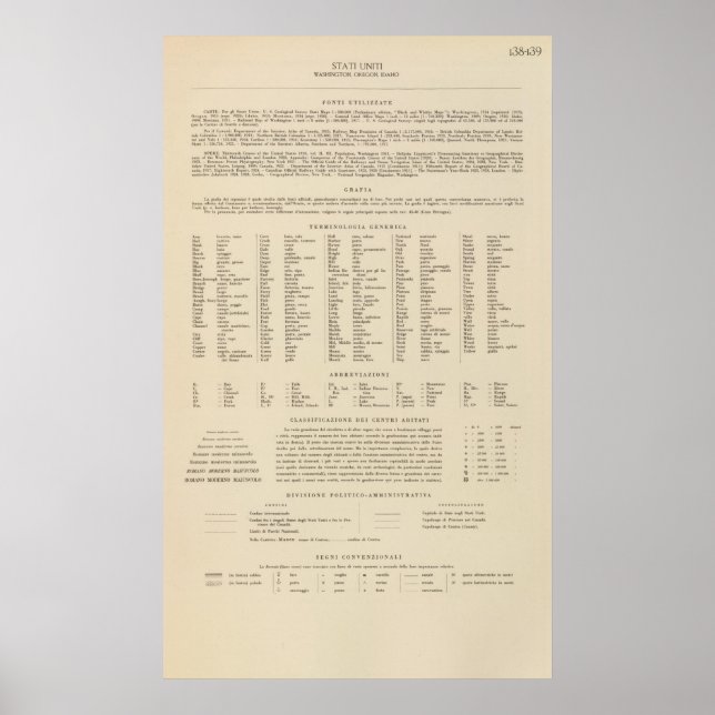 Legend 13839 Wash, Ore, Ida Poster (Vorne)
