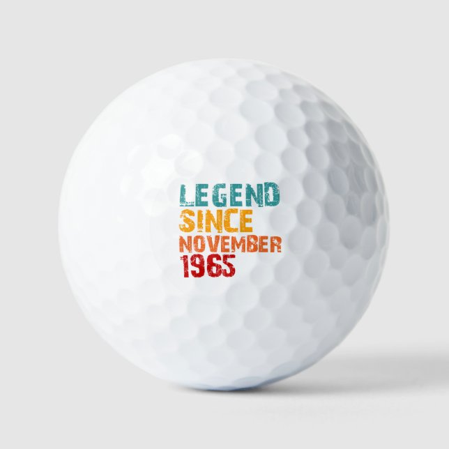Legend 1965 60th Birthday Gifts for Men Women 60 Y Golfball (Vorderseite)