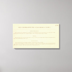 Legend 68 Kommunikationslinien Leinwanddruck