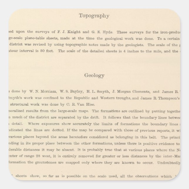 Legend Atlas Quadratischer Aufkleber (Vorderseite)