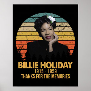 Legend Billie Holiday Vielen Dank für die Erinneru Poster