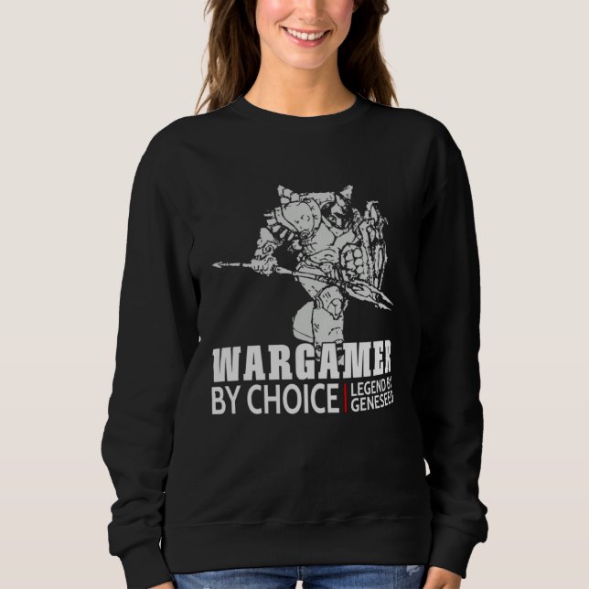 Legend By Geneseed 3D Hobbyist Miniature Wargamer Sweatshirt (Vorderseite)