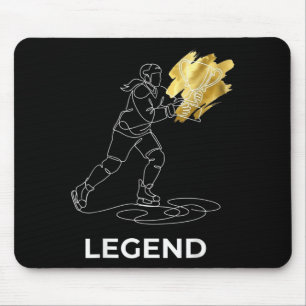 Legend Damen-Hockey-Spieler-Trophäe Mousepad
