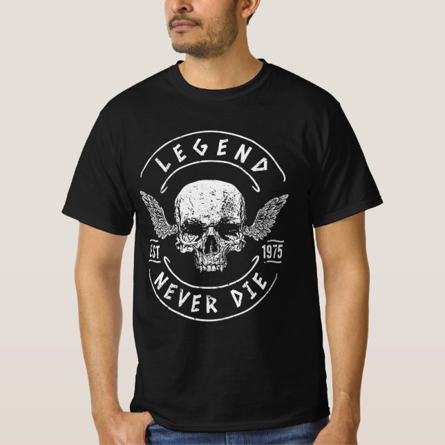 Legend Die 1975 nie T-Shirt (Vorderseite)