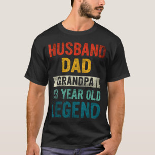 Legend Ehemann Vater Opa 63 Grafik Kunst T-Shirt