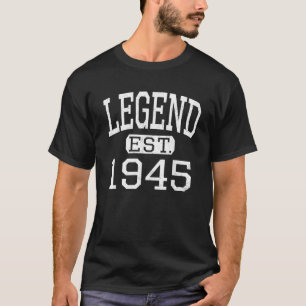 Legend etabliert 1945 Vintager Stil Geboren 1945 T-Shirt