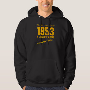 Legend Geboren 1953 Geburtstag Vintage Feier Hoodie