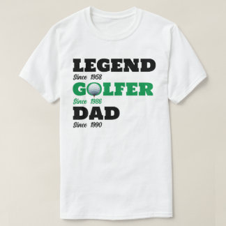Legend Golfer Vater für Golf - T - Shirt für benut