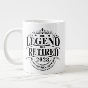Legend hat 2023 nicht mein Problem-Pensionierung g Jumbo-Tasse