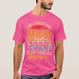 Legend hat 2024 das komische Ruhestand 2024 wieder T-Shirt
