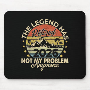 Legend hat das Jahr 2026 nicht mehr mein Problem Mousepad