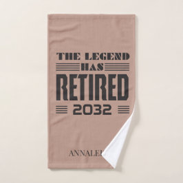 Legend hat die Personalisierte Rente für Boss gelo Handtuch