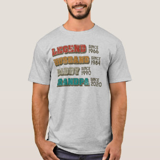 Legend Husband Daddy Grandpa maßgeschneidert T-Shirt