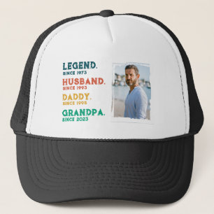Legend Husband Daddy Grandpa Personalisierter T - Truckerkappe