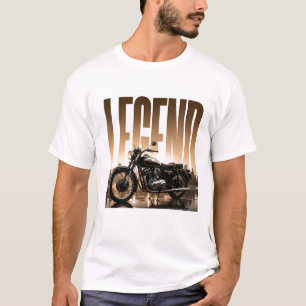 Legend Luxus-Motorrad-Erbe-Grafik T-Shirt