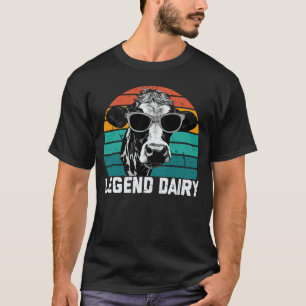 Legend Milch lustiger Bauer Kuh Bauer Pun Grafik T-Shirt