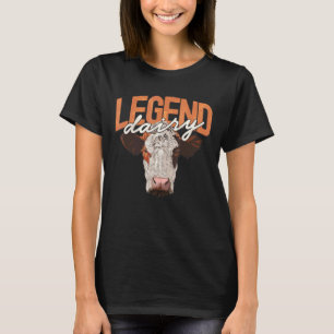 Legend Milchkleidung Kuh Melker Legendairy Kuh Pu T-Shirt
